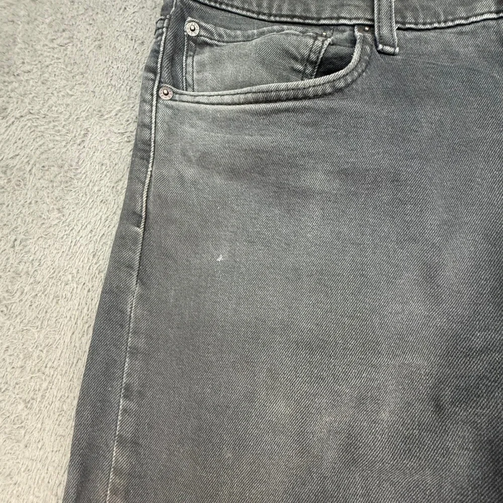 Levi's 512 Slim Taper Jeans Mens 34x32 Gray Charcoal Stretch Denim Pants‎